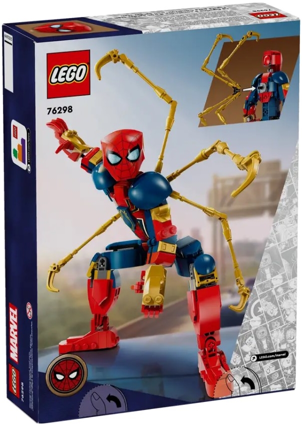 Constructor Lego Marvel Iron Spider-Man Construction Figure 76298 de la 8+ ani photo 1