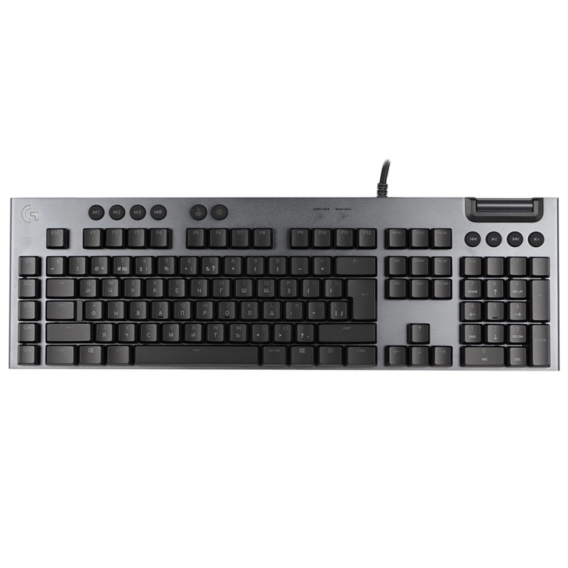 Logitech G815 LIGHTSYNC RGB Mechanical Gaming Keyboard – GL Linear - CARBON - RUS photo 1