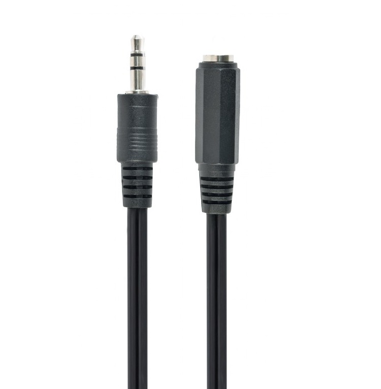 Audio cable 3.5mm - 3m - Cablexpert CCA-423-3M, 3.5 mm stereo audio extension cable, 3m, 3.5mm stereo plug to 3.5mm stereo socket photo 1 Audio cable 3.5mm - 3m - Cablexpert CCA-423-3M, 3.5 mm stereo audio extension cable, 3m, 3.5mm stereo plug to 3.5mm stereo socket photo 1