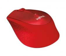 Logitech Wireless M330 Silent Plus, Optical Mouse for Notebooks, nano receiver, Red thumbnav 2