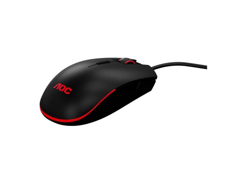 Mouse Gaming AOC AGM500, USB, Black photo 2