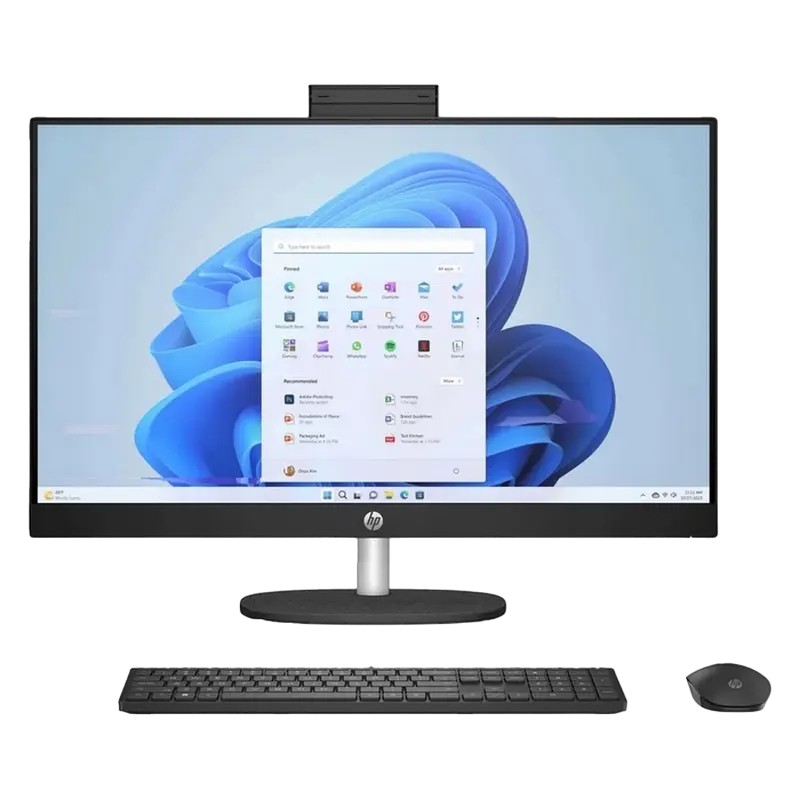 All-in-One PC 27.0” HP 27-cr0043ci / AMD Ryzen 7 7730U / 16GB / 512GB SSD / Jet Black photo 1
