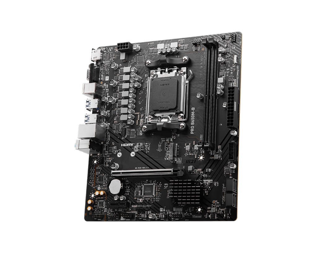 Материнская плата MSI PRO B650M-B / AM5 / B650 / DDR5 / mATX photo 3