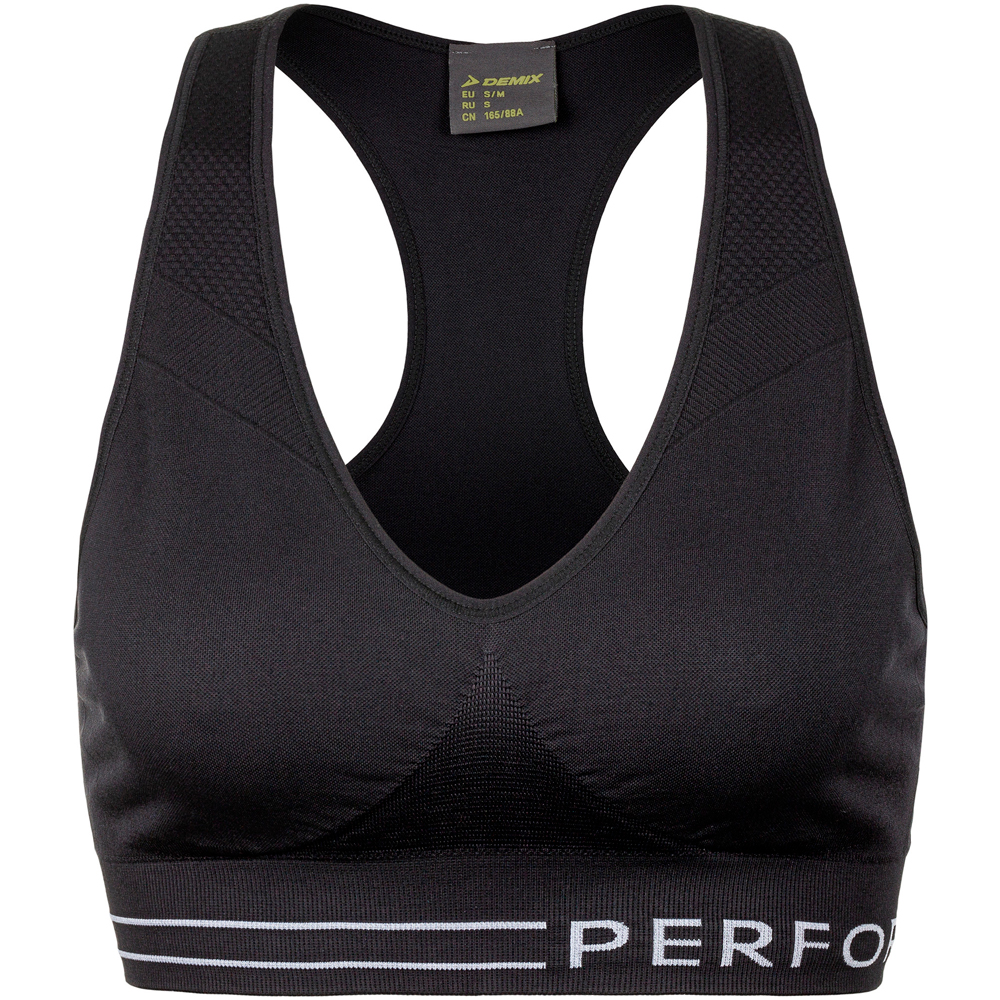 Спортивное бра Demix Women bra / Женский / L / Черный photo 1