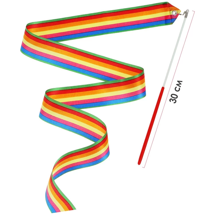 Палка гимнастическая с лентой 3867799 Grace Dance, Разноцветный photo 2