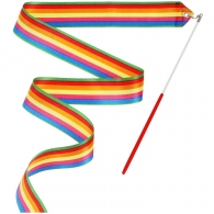 Палка гимнастическая с лентой Grace Dance Gymnastic stick with ribbon thumbnav