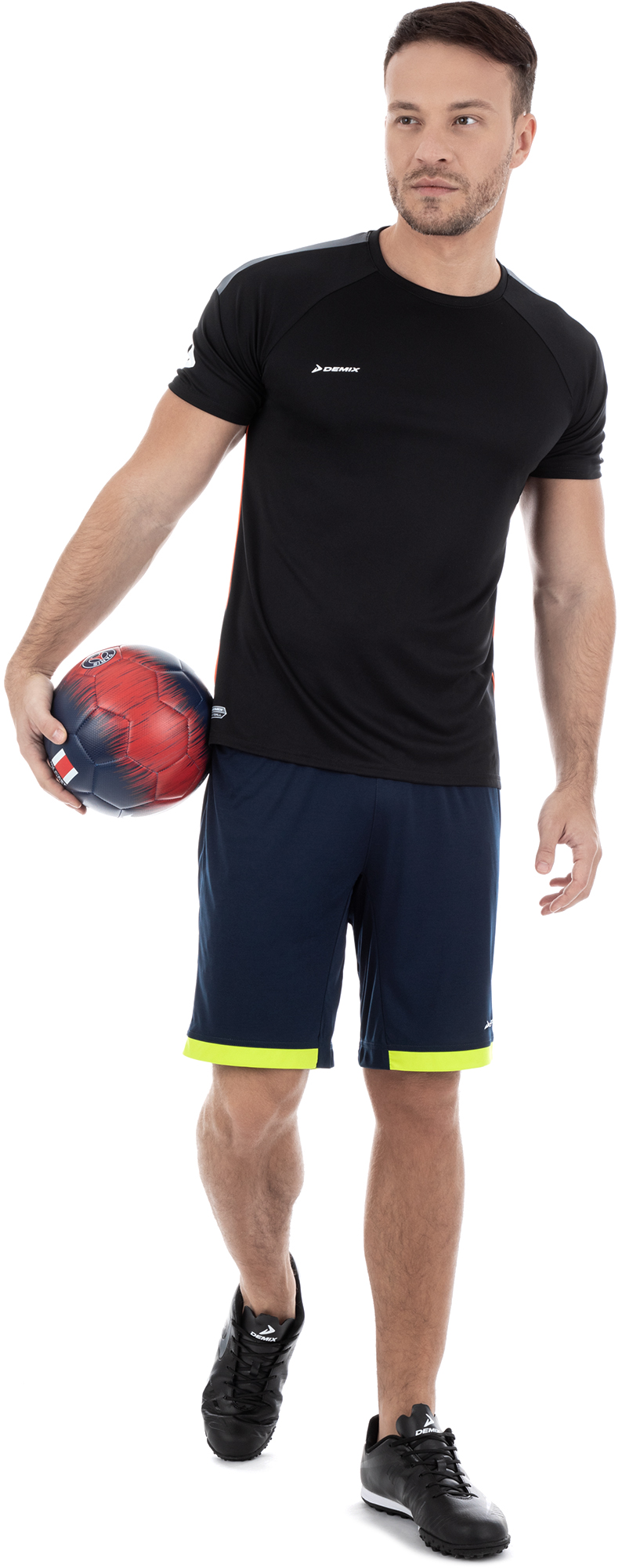 Tricou bărbătesc Demix S Negru photo 1