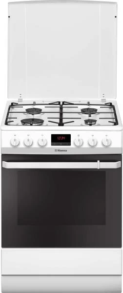 Газовая плита Hansa FCMW68299 / 4 конфорок / 60 см / Белый photo 1