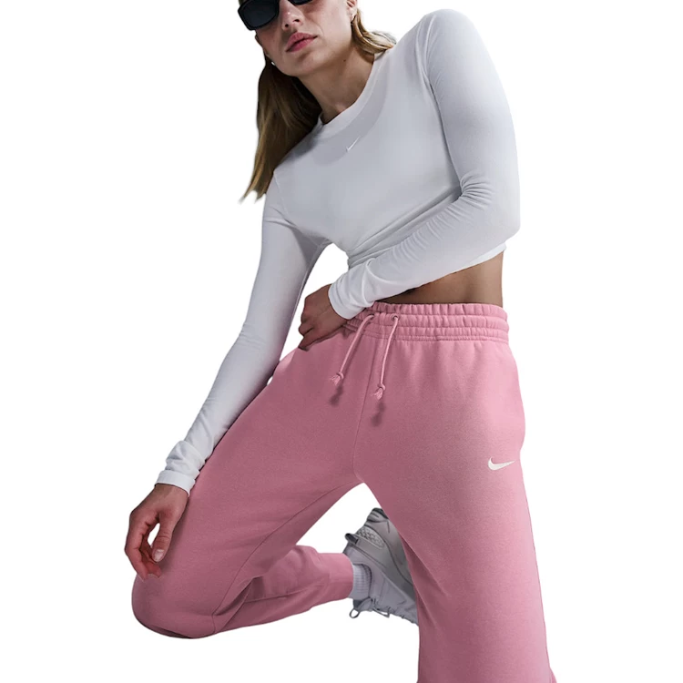 Брюки Nike W NSW PHNX FLC MR PANT STD XL Розовый Женский photo 5