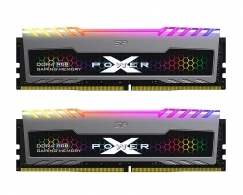 16GB (Kit of 2*8GB) DDR4-3600 Silicon Power XPOWER Turbine RGB DDR4 Gaming UDIMM, PC28800, CL18, 1Gx8, 1.35V, Intel® XMP, Up to 10-layer PCBs, Large heat spreader, Dynamic thermal heatsink mechanism 