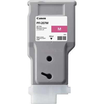 Ink Cartridge Canon PFI-207 M, magenta, 300ml for iPF680,685,780,785 photo 1