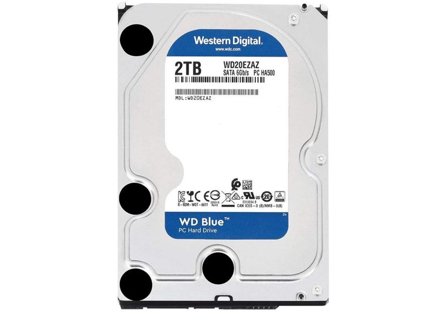 3.5" HDD 2.0TB  Western Digital WD20EZAZ Caviar® Blue™, 5400rpm, 256MB, SATAIII, FR photo 1