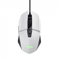 Mouse Gaming Trust GXT 109W FELOX, USB, White thumbnav 1