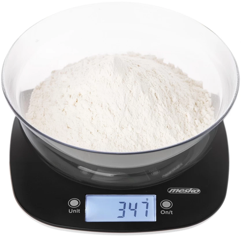 Кухонные весы Mesko MS3179B, 5 кг, Черный photo 4