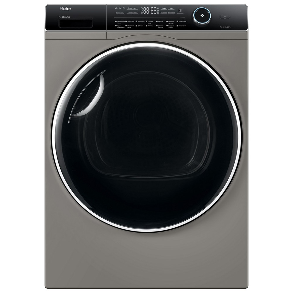 Сушильная машина Haier HD90-A2979S / 9 кг / A++ / Серебристый photo 1 Сушильная машина Haier HD90-A2979S / 9 кг / A++ / Серебристый photo 1