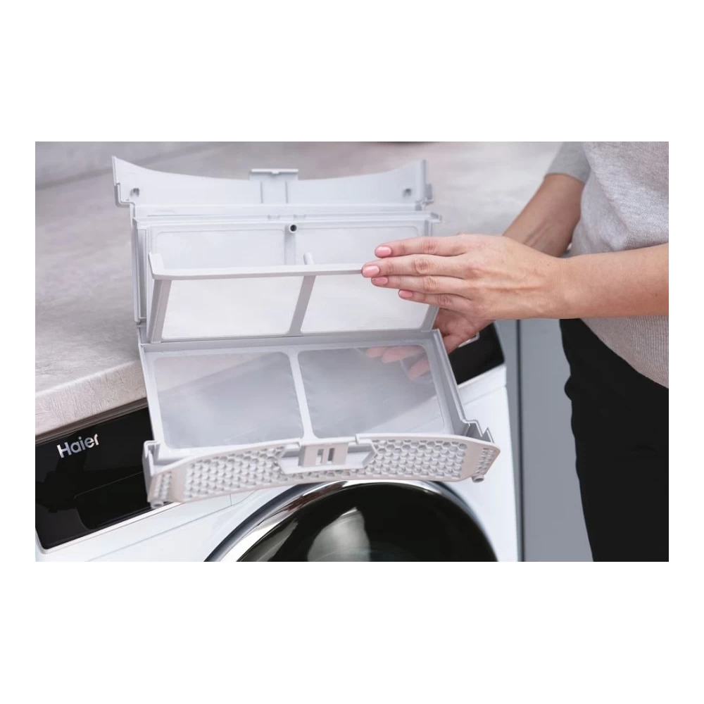 Masina de uscat rufe Haier HD90-A3939-S / 9 kg / A+++ / Alb photo 6