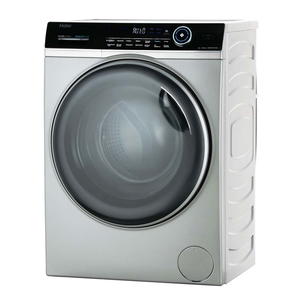 Cтирально-сушильная машина Haier  HWD80-BP14979S 8 кг /1400 об/мин /A /Серебристый photo 6