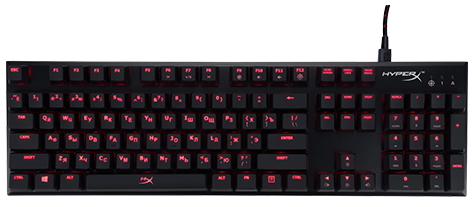 Клавиатура проводная  HyperX Alloy FPS (HX-KB1RD1-RU/A5) Cherry MX Red / Механическая photo 1