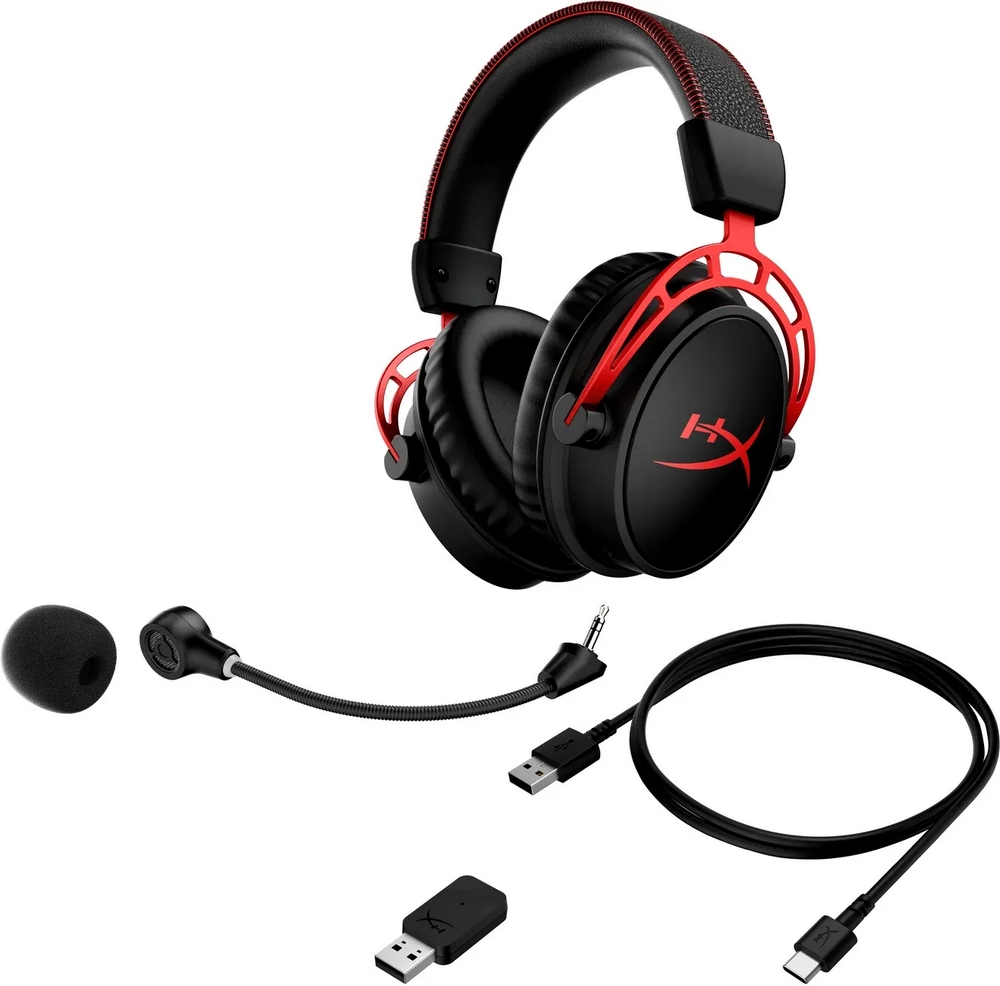 Căști HyperX Negru cu rosu Fara fir / Gaming / Negru cu rosu photo 3