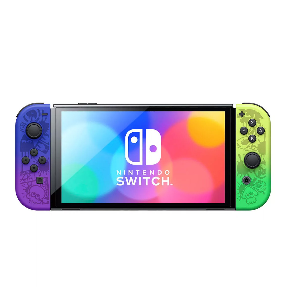 Consola pentru jocuri Nintendo Switch Oled 64GB Splatoon 3 Special Edition (HEG-S-KCAAA) photo 2