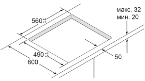 Встраиваемая индукционная панель Samsung NZ64F3NM1AB thumbnav 4