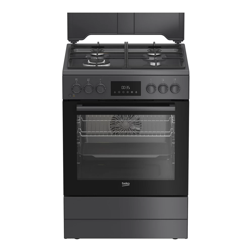 Aragaz pe gaz Beko FBSM62320SAC / 4 arzatoare / 60 cm / Antracit photo 1