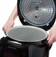 Multifierbator Polaris PMC0517AD, 5 l, 860 W, 52 programe, Argintiu cu negru thumbnav 4