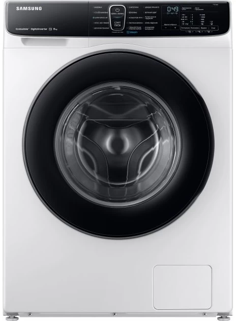 Стиральная машина Samsung WW80AFS26AE 8 кг / 1200 об/мин / A+++ / Белый photo 1