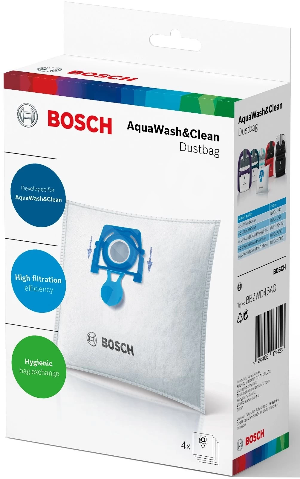 Colector de praf Bosch BBZWD4BAG, China photo 1