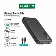 Внешний аккумулятор Ugreen 10000mAh 20W Digital Display Black thumbnav 1