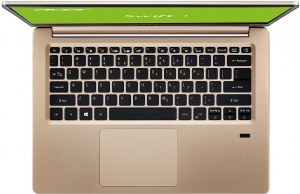Laptop Acer Swift 1 Luxury Gold, Pentium Silver, 4 GB GB, Linux, Auriu si roz thumbnav 3