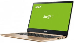 Laptop Acer Swift 1 Luxury Gold, Pentium Silver, 4 GB GB, Linux, Auriu si roz thumbnav 5