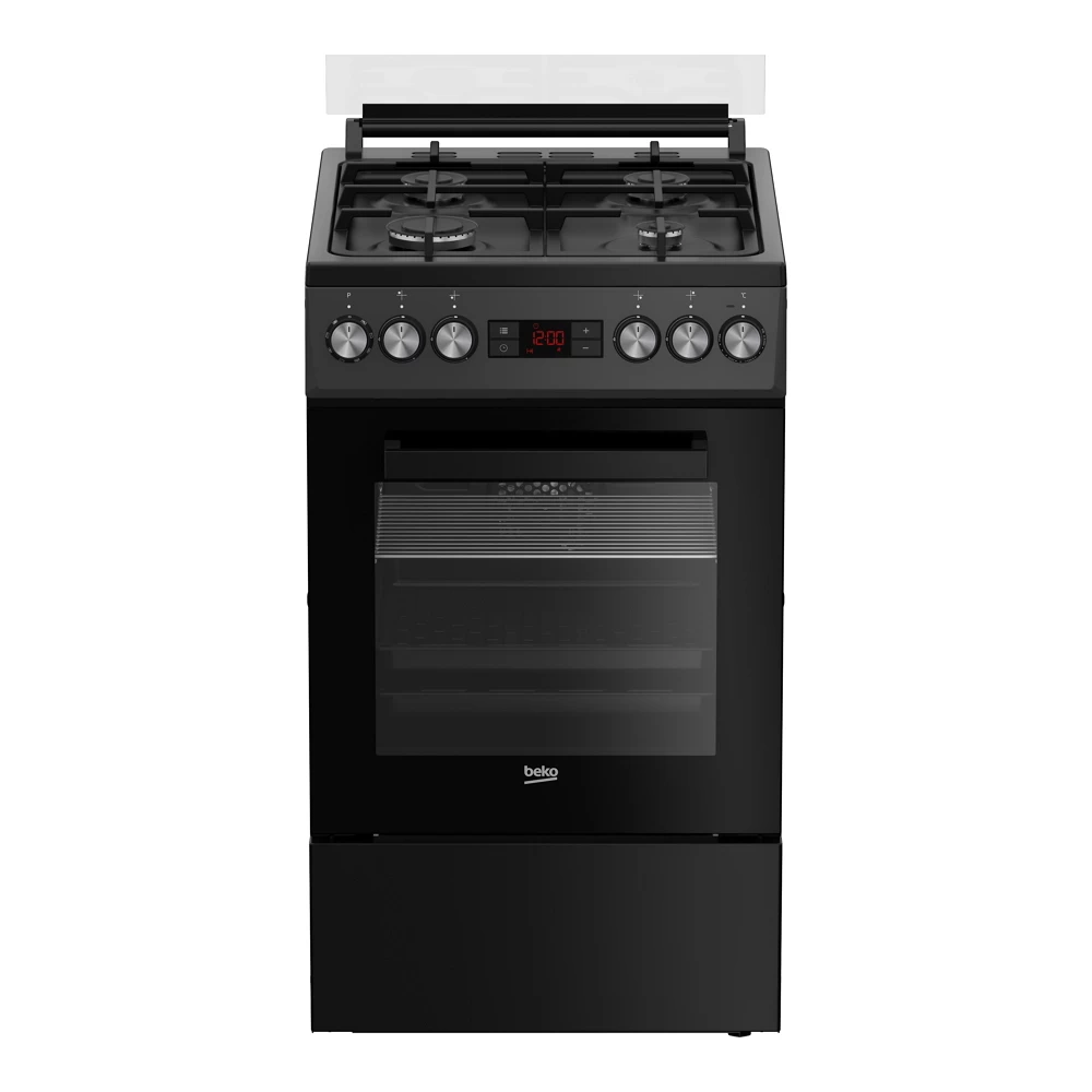 Газовая плита Beko FSM52330NAO / 4 конфорок / 50 см / Черный photo 1
