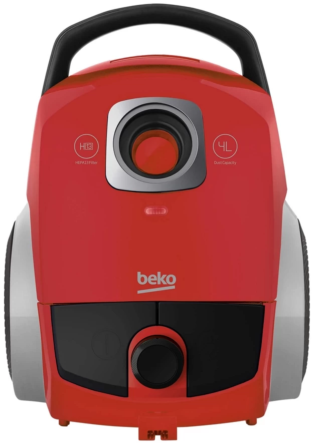 Aspirator cu sac Beko VCC44401AR / 800W / Rosu photo 3