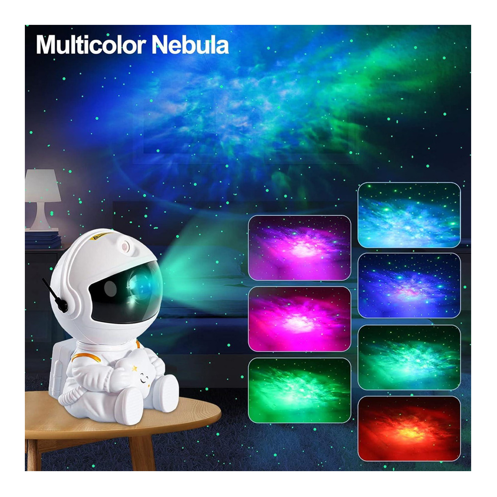 Proiector LED Woo Cute Series Night Light Astronaut, White photo 4