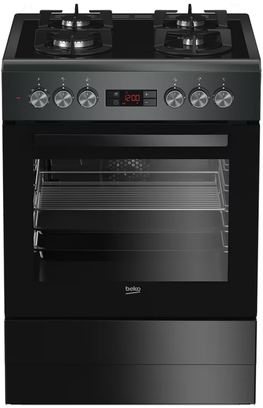 Plita de gaz Beko FSM65330DAS / 4 arzatoare / 60 cm / Negru photo 1 Plita de gaz Beko FSM65330DAS / 4 arzatoare / 60 cm / Negru photo 1