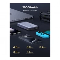Внешний аккумулятор Ugreen 20000mAh 100W Two-way Fast Charging Grey thumbnav 4