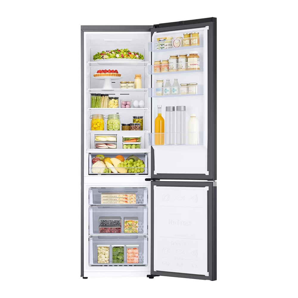 Холодильник двухдверный Samsung RB38C600DB1 / 390 л / 203 см / D / Черный photo 2