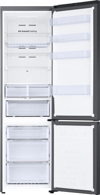 Frigider cu doua usi Samsung RB38T776FB1 / 400 l / 203 cm / A+ / Negru photo 2