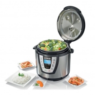 Multifierbator Gorenje MCB6BA, 1000 W, 9 programe, Negru cu inox thumbnav 2