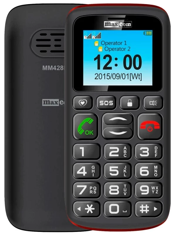 Кнопочный телефон Maxcom MM428BB Dual-SIM Черный photo 5