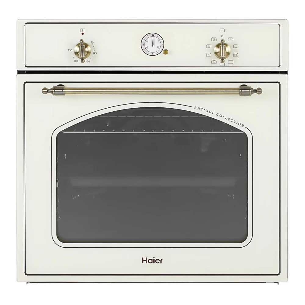 Встраиваемый духовой шкаф Haier HOX-C09ATQBC / 76 л. / A / Бежевый photo 1