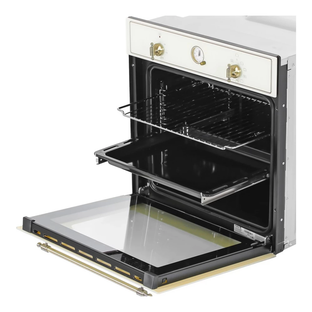 Встраиваемый духовой шкаф Haier HOX-C09ATQBC / 76 л. / A / Бежевый photo 4