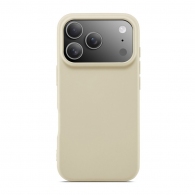 Husa WOO Liquid Silicone iPhone 17 Pro, Beige thumbnav 1