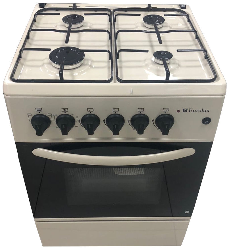 Газовая плита Eurolux MFE6640IBG / 4 конфорок / 60 см / Бежевый photo 1 Газовая плита Eurolux MFE6640IBG / 4 конфорок / 60 см / Бежевый photo 1