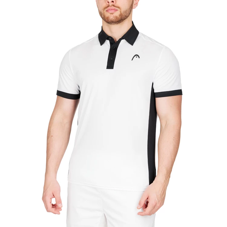 Tricou bărbătesc HEAD POLO SLICE M Alb-negru photo 5