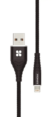 Кабель USB-A - USB Type-C Promate AISICORD1BK 1.2 /1.2м /Черный photo 1 Кабель USB-A - USB Type-C Promate AISICORD1BK 1.2 /1.2м /Черный photo 1