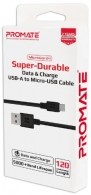 Кабель USB-A - Micro USB Promate AISMICROCORD1BK thumbnav 6
