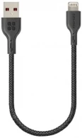 Cablu USB-A - Lightning Promate POWERBEAM-25I.BLACK 0.25m 