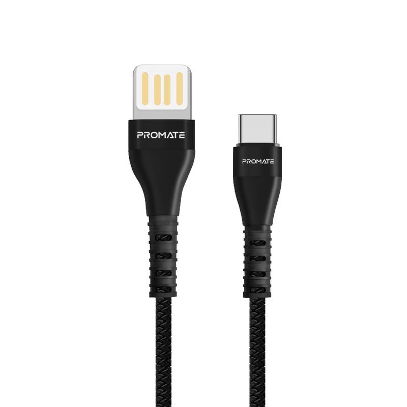 Cablu USB-A - USB Type-C Promate VigoRay-C Black 1.2 /1.2m /Negru photo 1 Cablu USB-A - USB Type-C Promate VigoRay-C Black 1.2 /1.2m /Negru photo 1